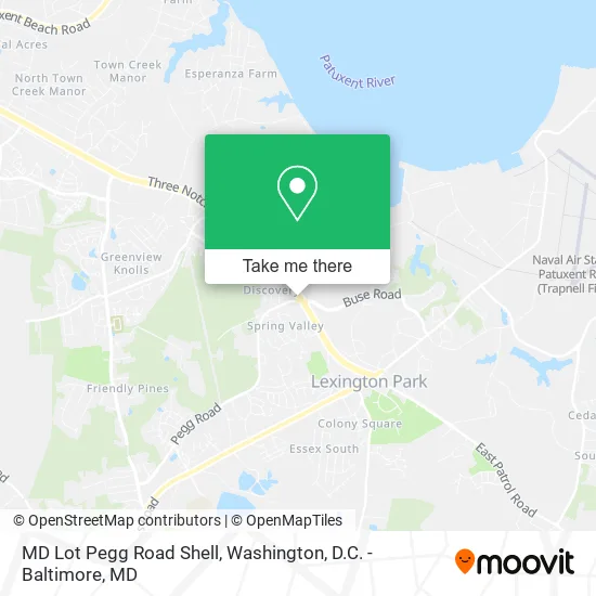 MD Lot Pegg Road Shell map