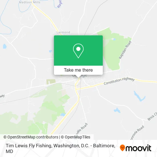 Tim Lewis Fly Fishing map