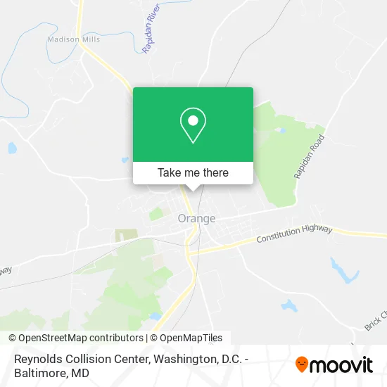 Reynolds Collision Center map