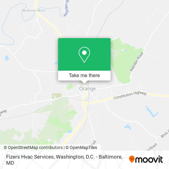 Fizers Hvac Services map