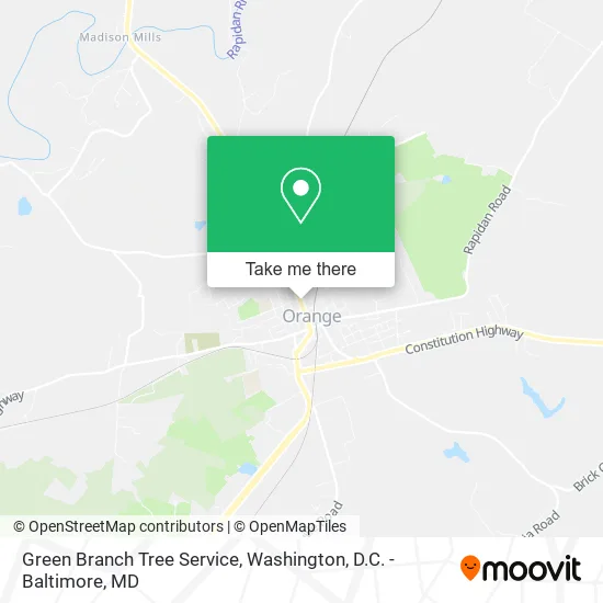 Green Branch Tree Service map