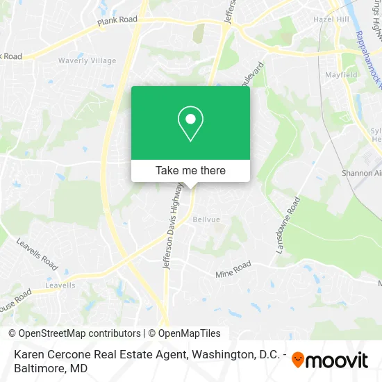 Karen Cercone Real Estate Agent map