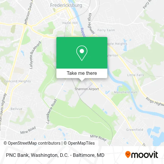 PNC Bank map