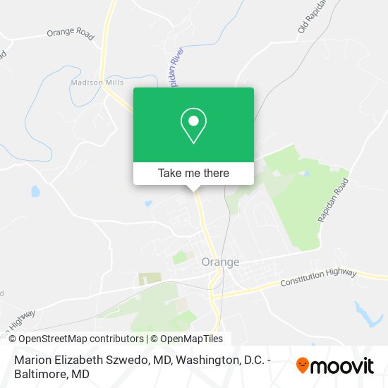 Marion Elizabeth Szwedo, MD map