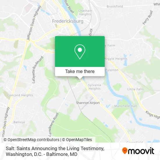 Mapa de Salt: Saints Announcing the Living Testimony