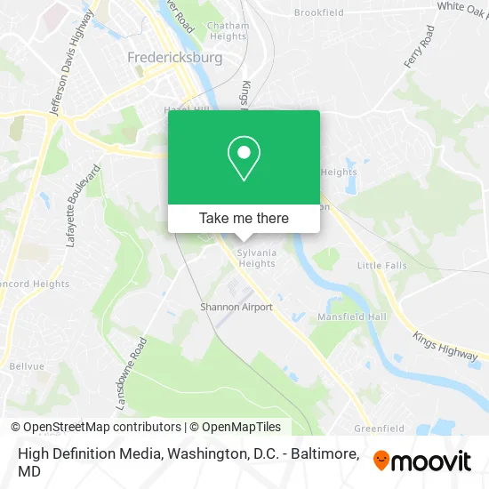 Mapa de High Definition Media