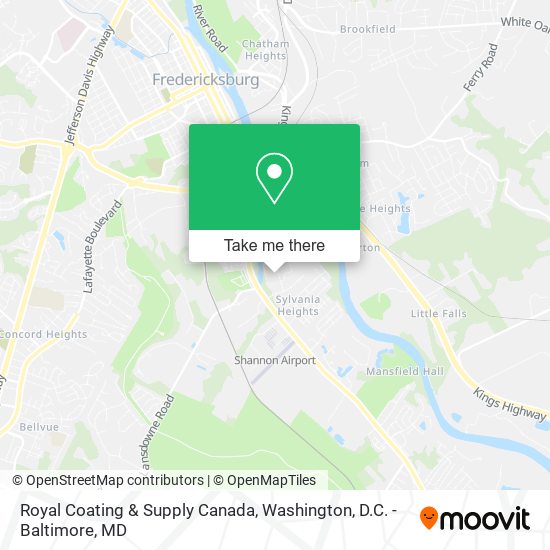 Royal Coating & Supply Canada map