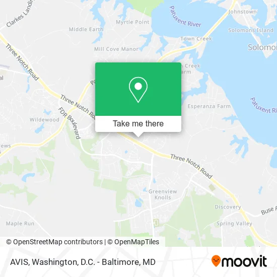 AVIS map