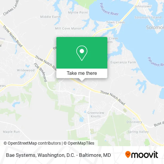 Bae Systems map