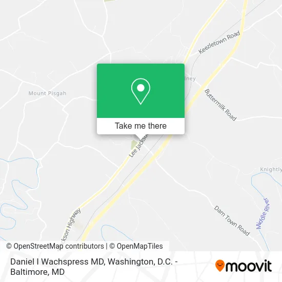 Daniel I Wachspress MD map