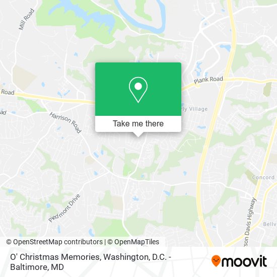 O' Christmas Memories map