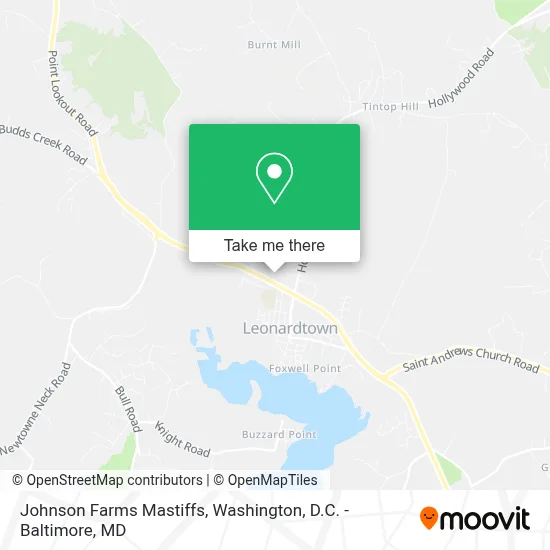 Johnson Farms Mastiffs map