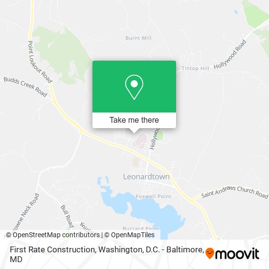 First Rate Construction map
