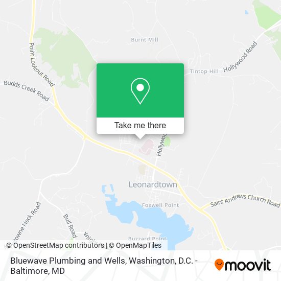 Bluewave Plumbing and Wells map