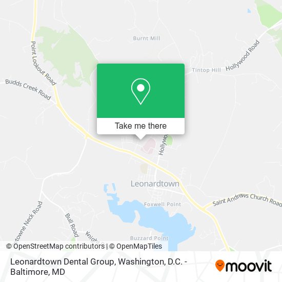 Leonardtown Dental Group map