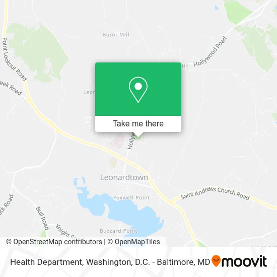 Health Department map