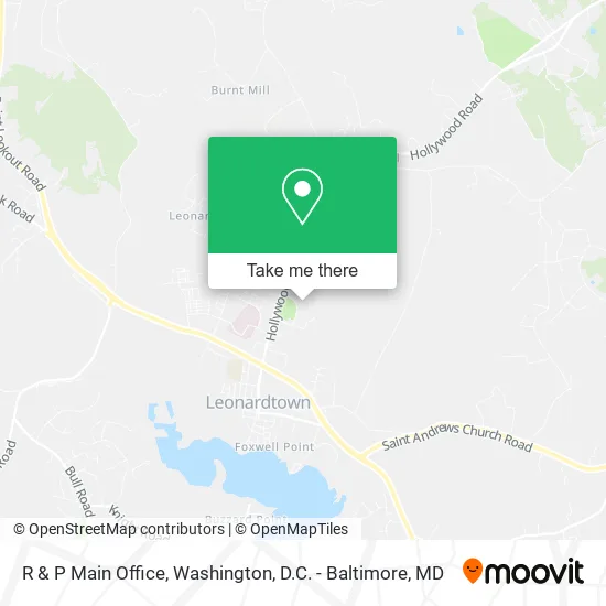 R & P Main Office map