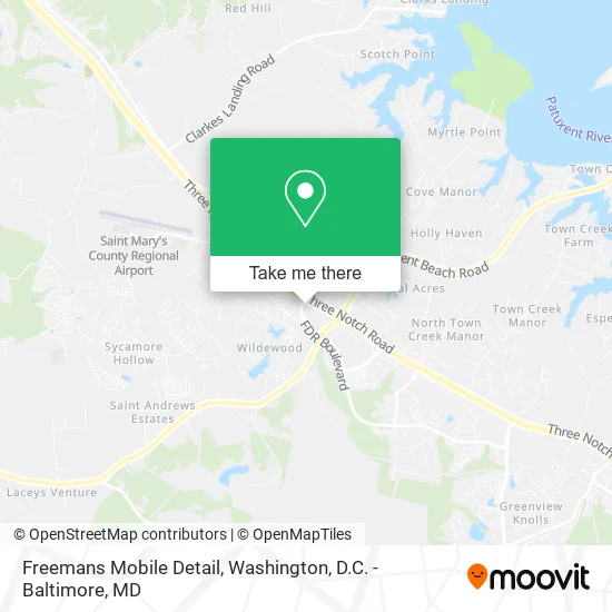 Freemans Mobile Detail map