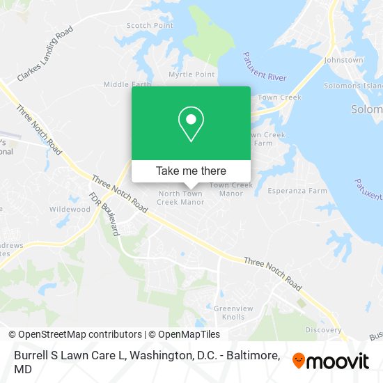 Burrell S Lawn Care L map