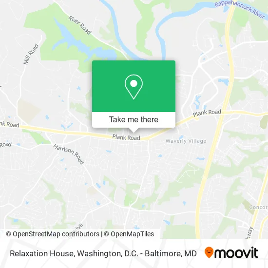Relaxation House map