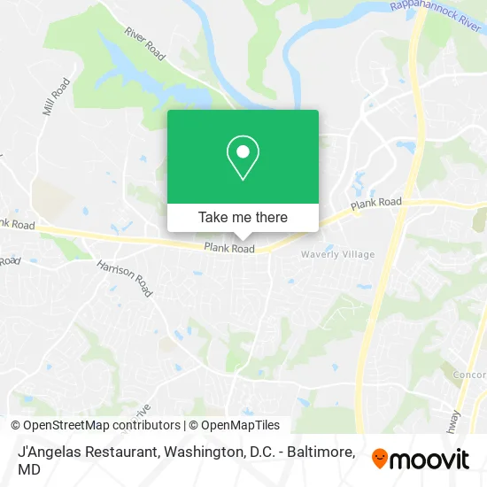 J'Angelas Restaurant map