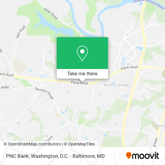 PNC Bank map