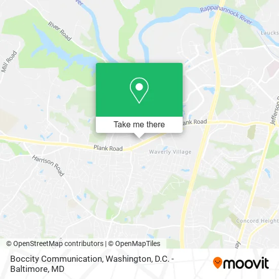 Boccity Communication map