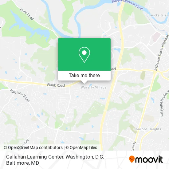 Callahan Learning Center map