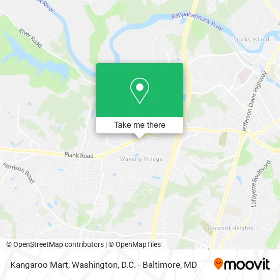 Kangaroo Mart map