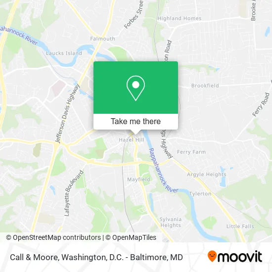Call & Moore map