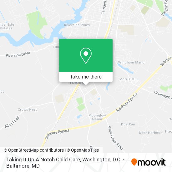 Mapa de Taking It Up A Notch Child Care