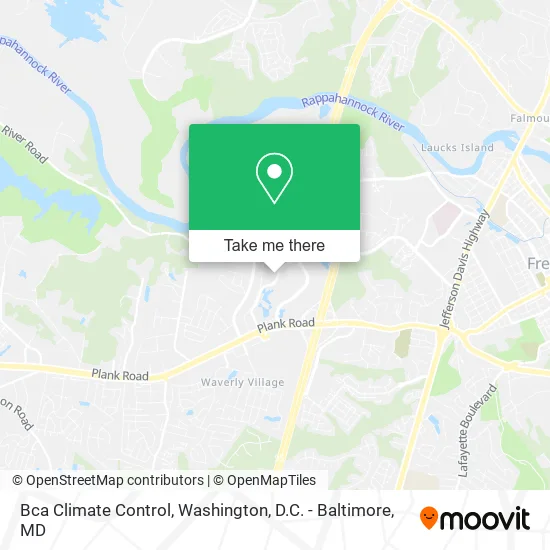 Bca Climate Control map