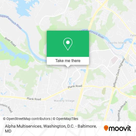 Alpha Multiservices map