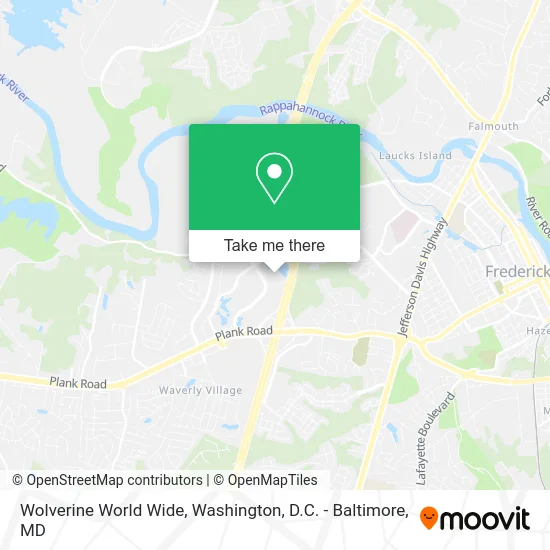 Wolverine World Wide map