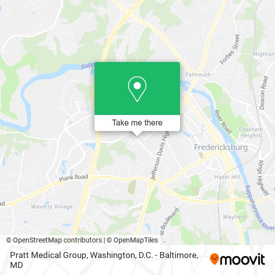Pratt Medical Group map