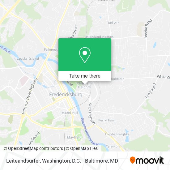 Leiteandsurfer map