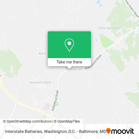 Interstate Batteries map