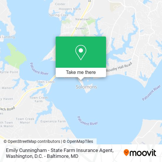Mapa de Emily Cunningham - State Farm Insurance Agent