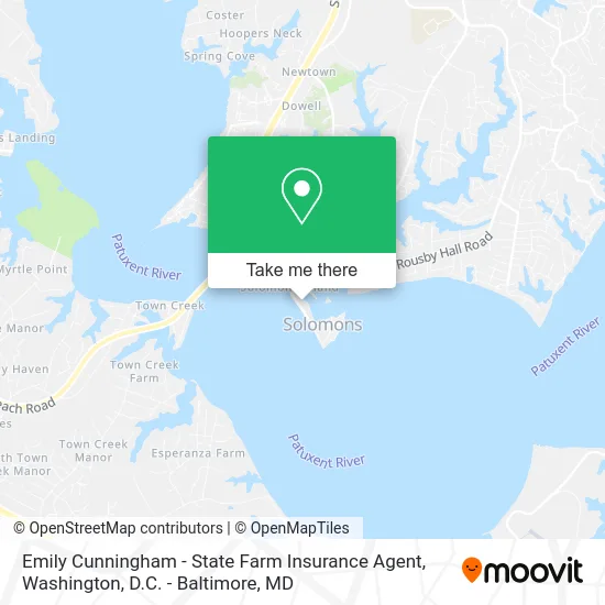 Emily Cunningham - State Farm Insurance Agent map