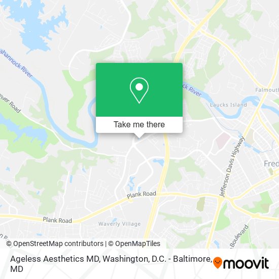 Ageless Aesthetics MD map