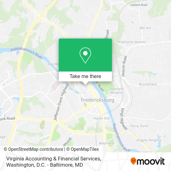 Virginia Accounting & Financial Services map