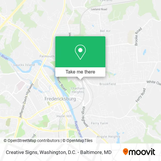 Creative Signs map