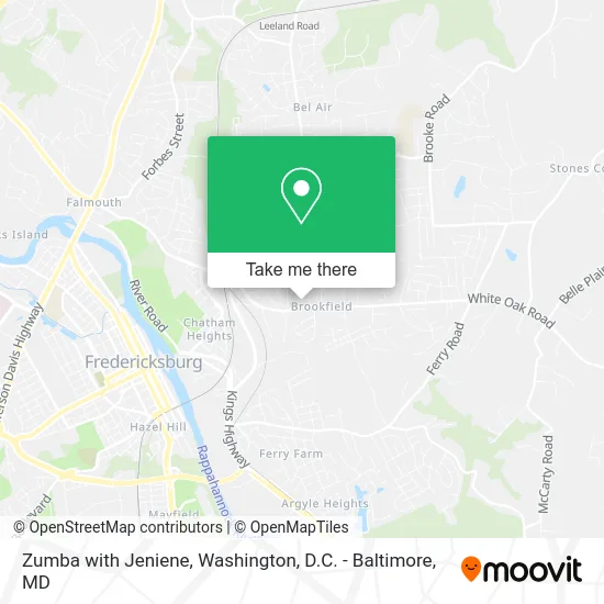 Zumba with Jeniene map