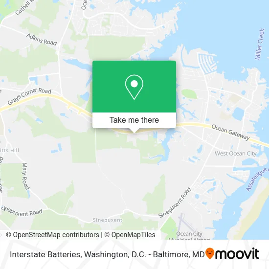 Interstate Batteries map