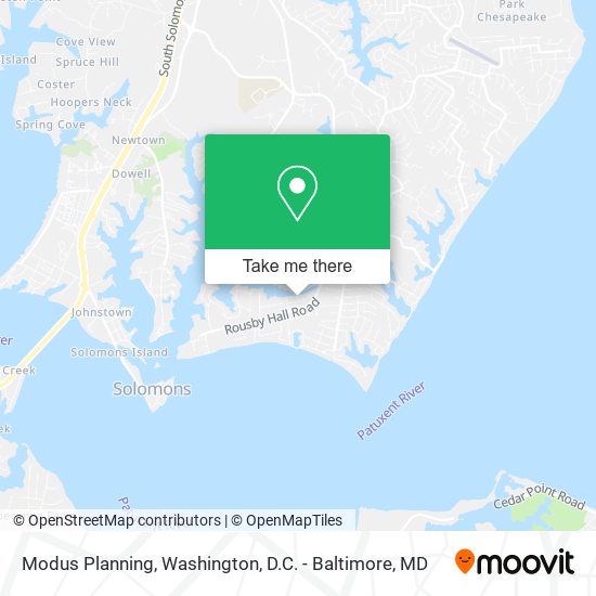 Modus Planning map