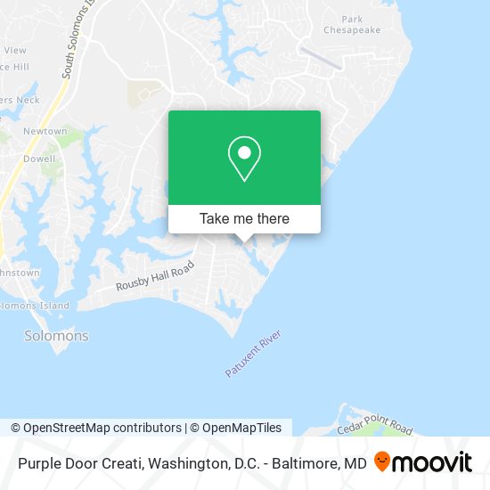 Purple Door Creati map