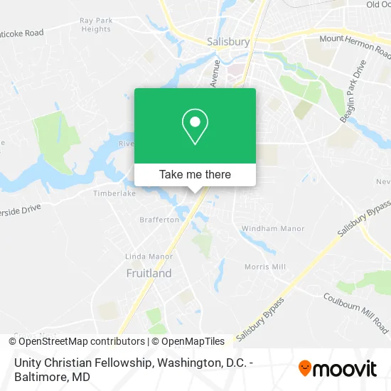 Unity Christian Fellowship map