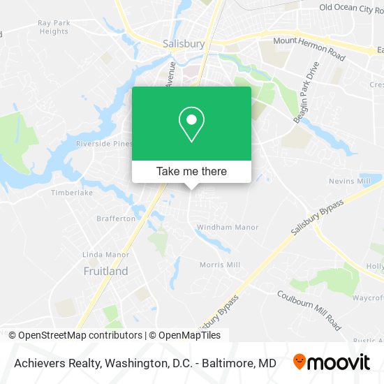 Mapa de Achievers Realty