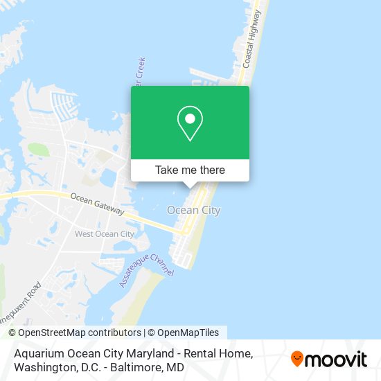 Aquarium Ocean City Maryland - Rental Home map