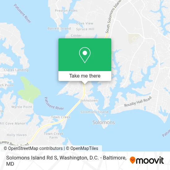 Solomons Island Rd S map